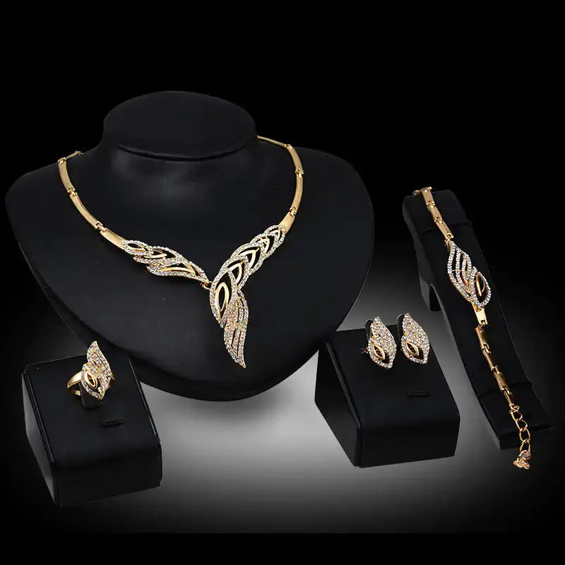 Gold Indian Bridal Jewelry Set Lenas Jewelry Emporium