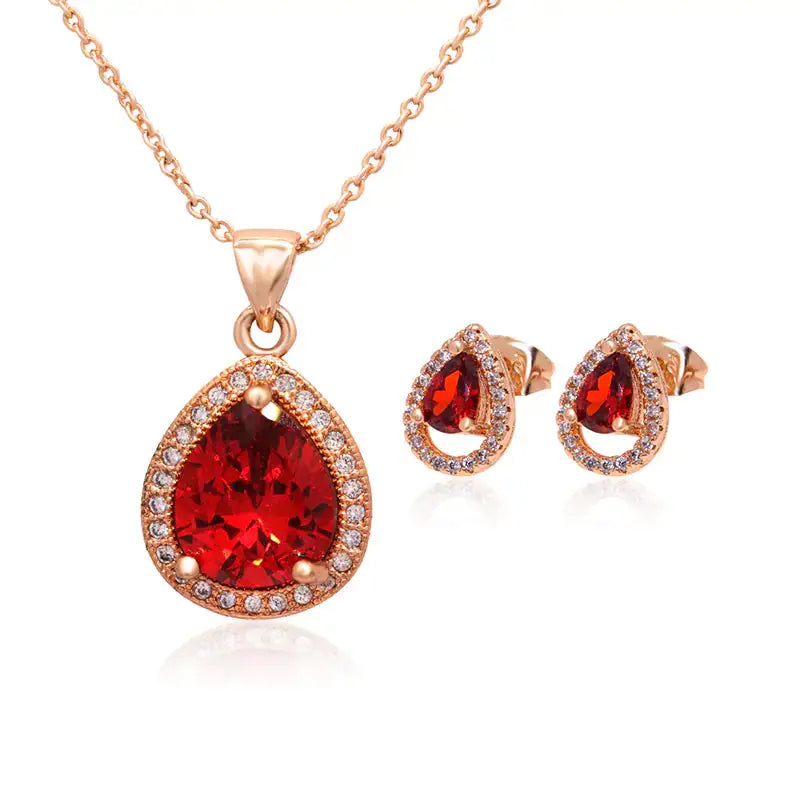 Zircon Jewelry Set Lenas Jewelry Emporium