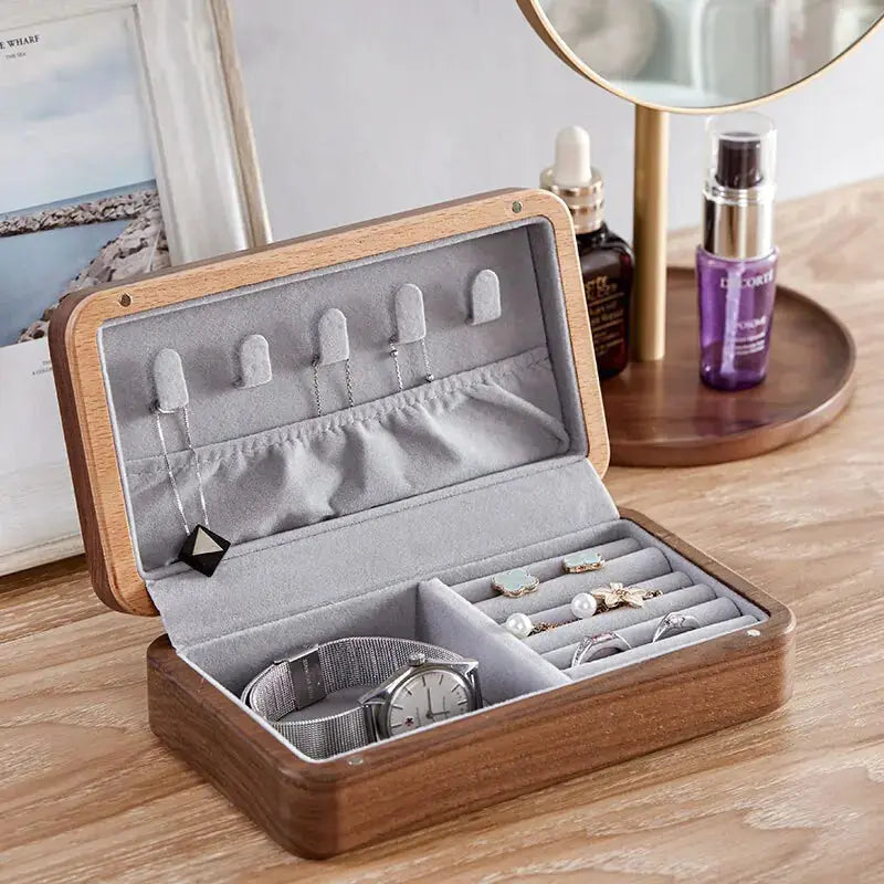 Luxury Wood Jewelry Box Lenas Jewelry Emporium