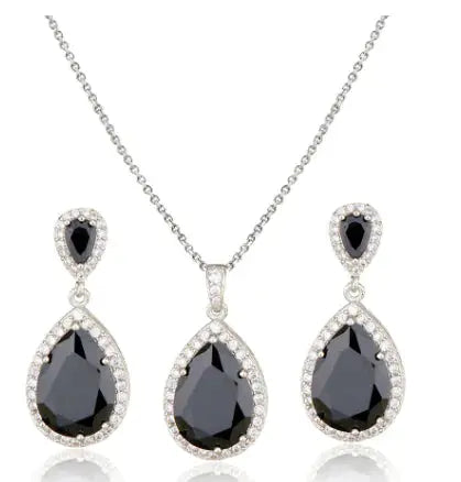 Zircon Jewelry Set Lenas Jewelry Emporium