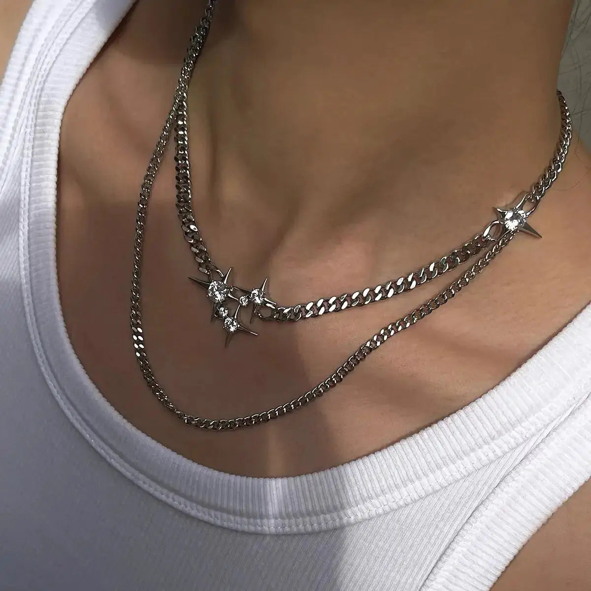 Shiny Chain Necklace Lenas Jewelry Emporium