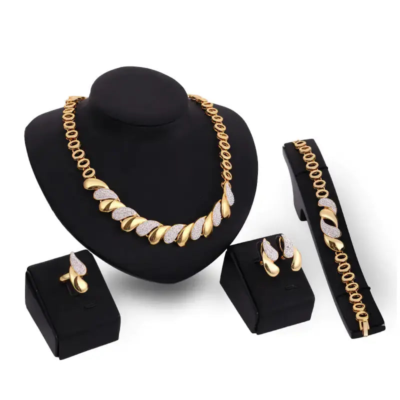 Gold Indian Bridal Jewelry Set Lenas Jewelry Emporium