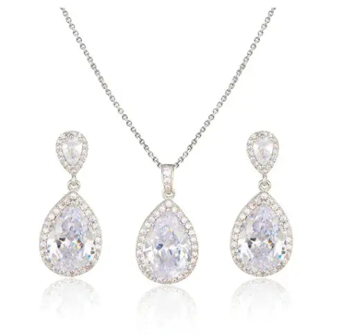 Zircon Jewelry Set Lenas Jewelry Emporium