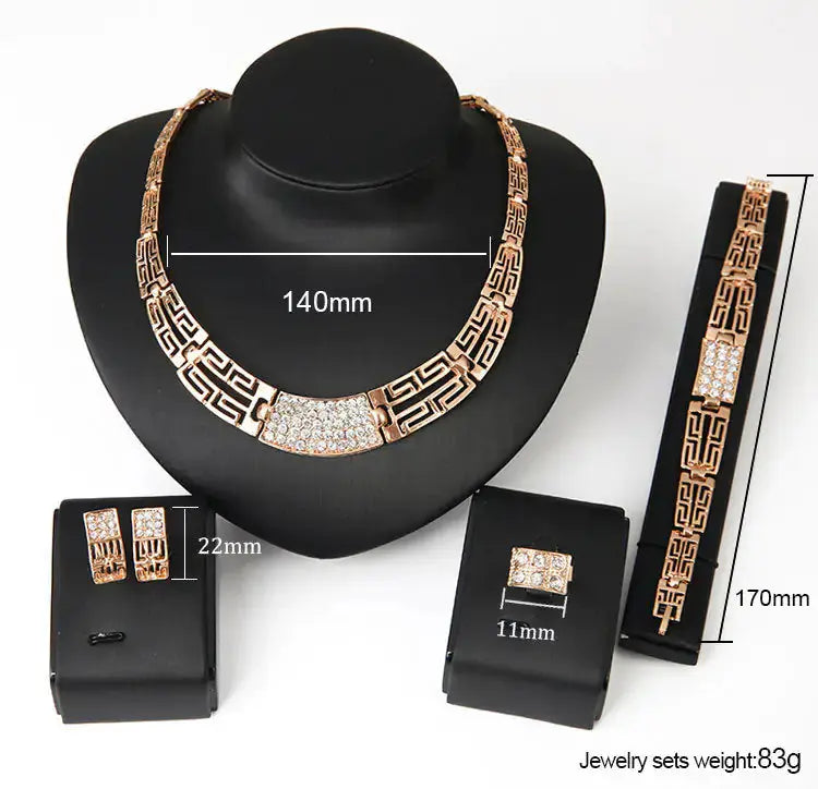 Gold Indian Bridal Jewelry Set Lenas Jewelry Emporium