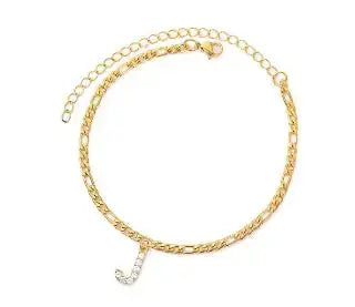 Initial Anklet Jewelry Accessory Lenas Jewelry Emporium