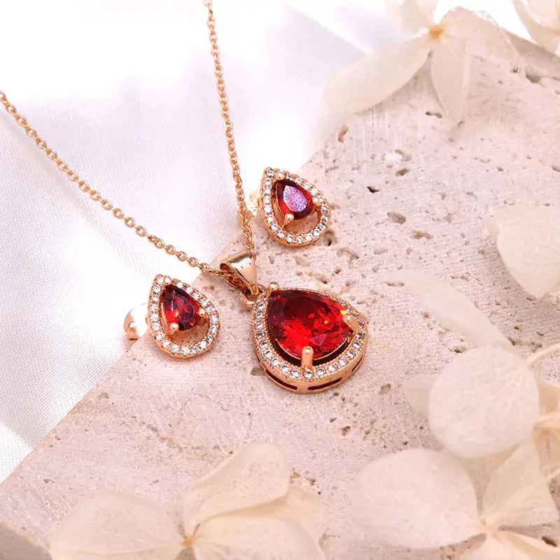 Zircon Jewelry Set Lenas Jewelry Emporium