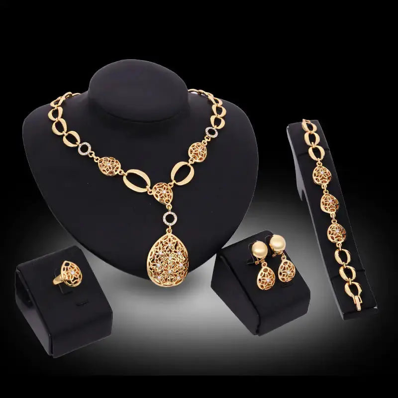 Gold Indian Bridal Jewelry Set Lenas Jewelry Emporium