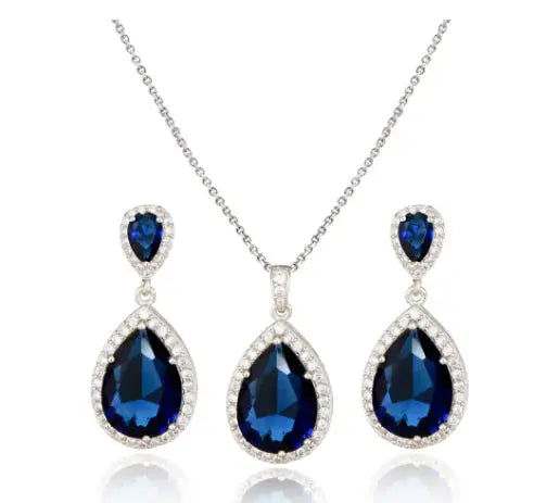 Zircon Jewelry Set Lenas Jewelry Emporium