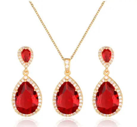 Zircon Jewelry Set Lenas Jewelry Emporium