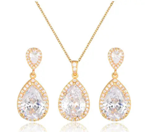 Zircon Jewelry Set Lenas Jewelry Emporium