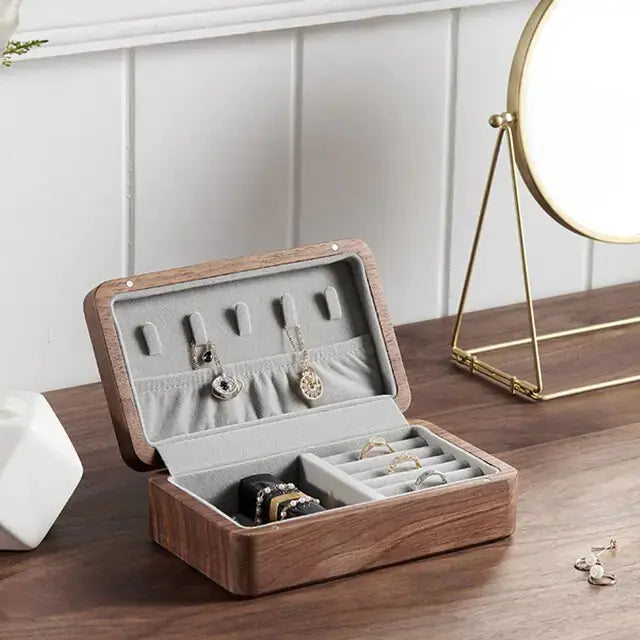 Luxury Wood Jewelry Box Lenas Jewelry Emporium