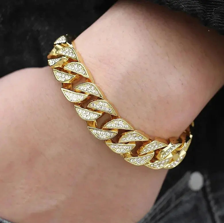 Cuban Chain Bracelet Lenas Jewelry Emporium