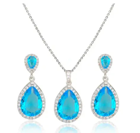 Zircon Jewelry Set Lenas Jewelry Emporium