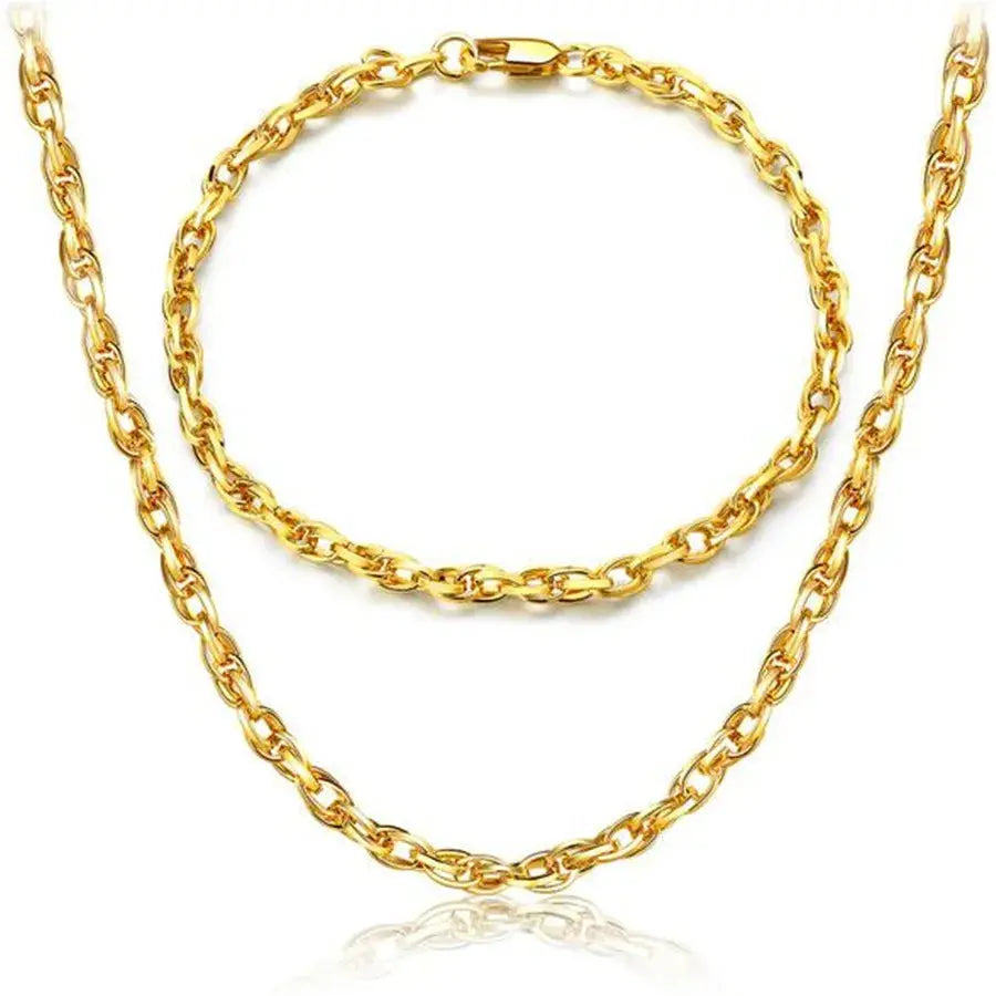 18K Gold Jewelry Set Lenas Jewelry Emporium