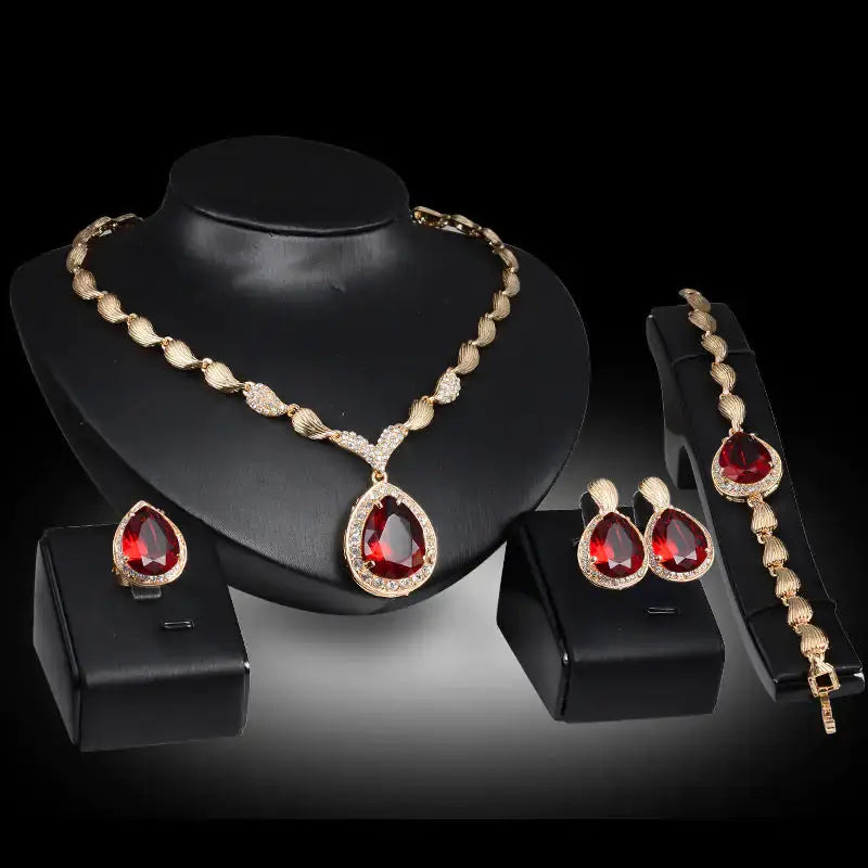 Gold Indian Bridal Jewelry Set Lenas Jewelry Emporium