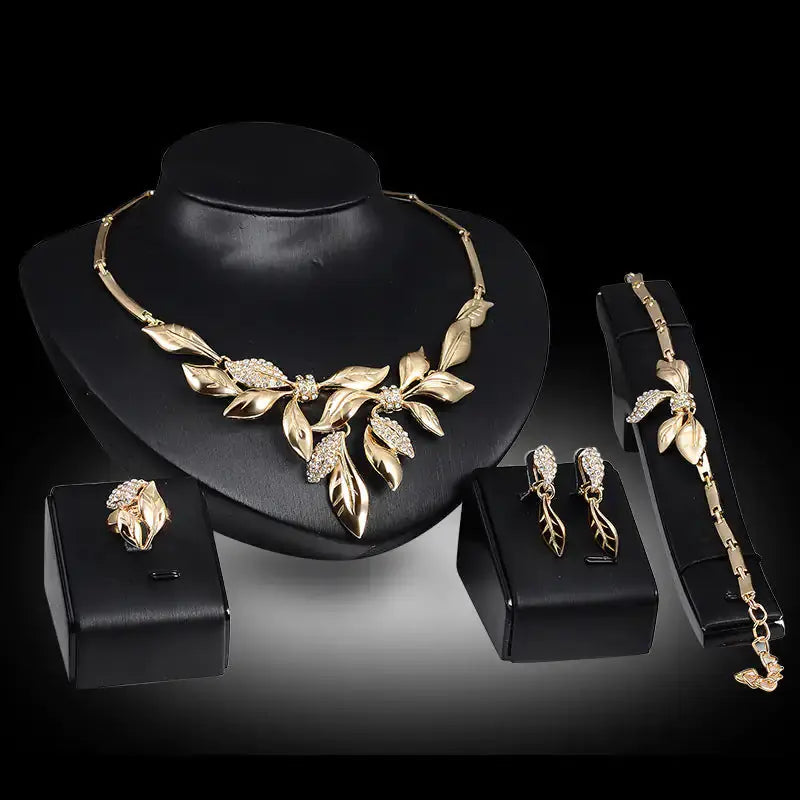 Gold Indian Bridal Jewelry Set Lenas Jewelry Emporium