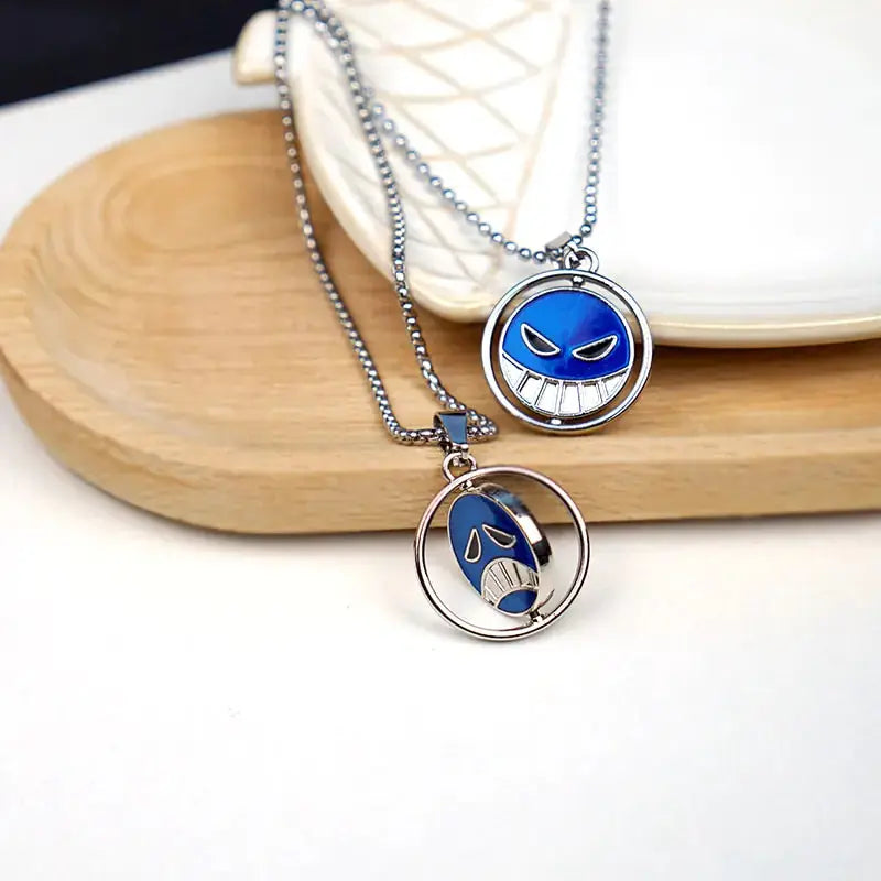 Ace Necklace for Women Men Anime Metal Necklaces Jewelry Lenas Jewelry Emporium