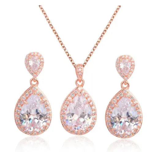 Zircon Jewelry Set Lenas Jewelry Emporium