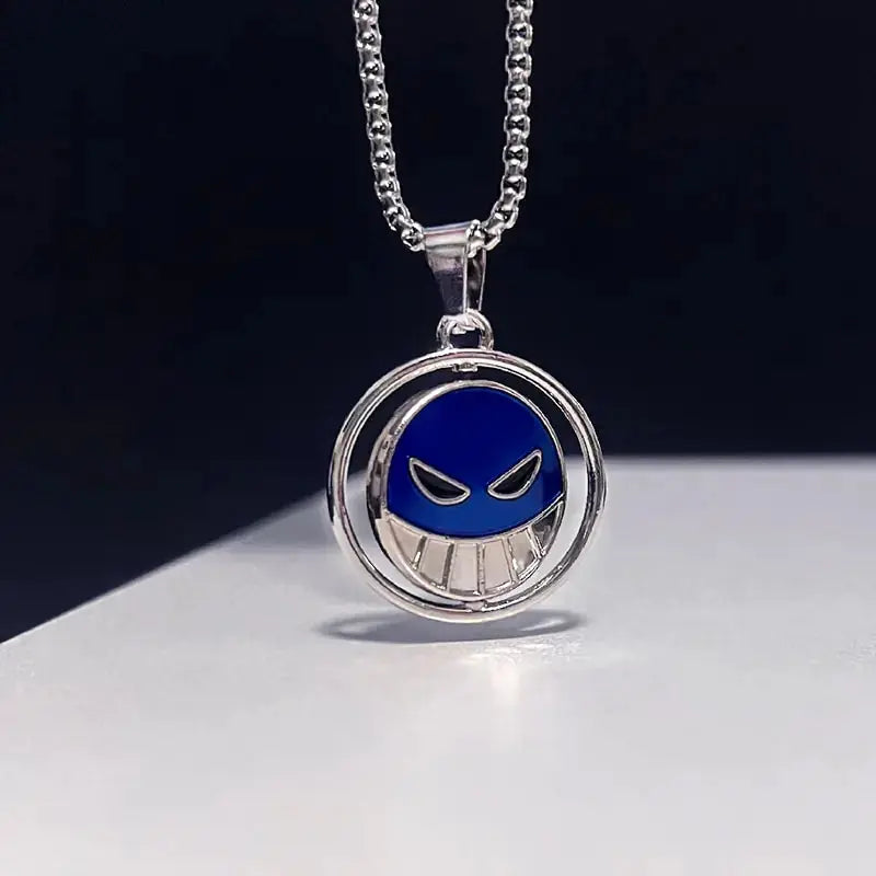 Ace Necklace for Women Men Anime Metal Necklaces Jewelry Lenas Jewelry Emporium