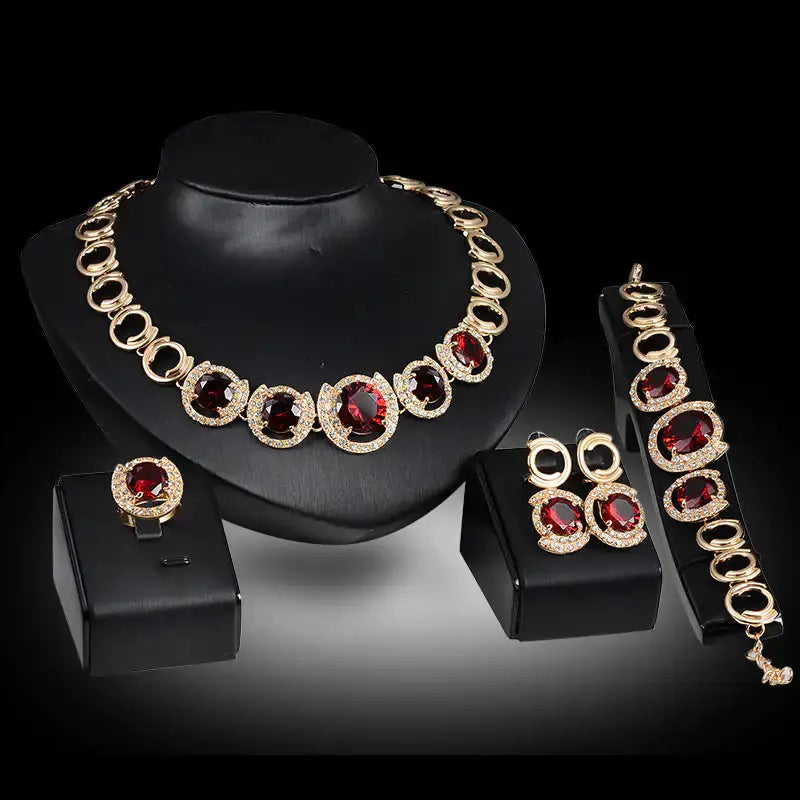 Gold Indian Bridal Jewelry Set Lenas Jewelry Emporium